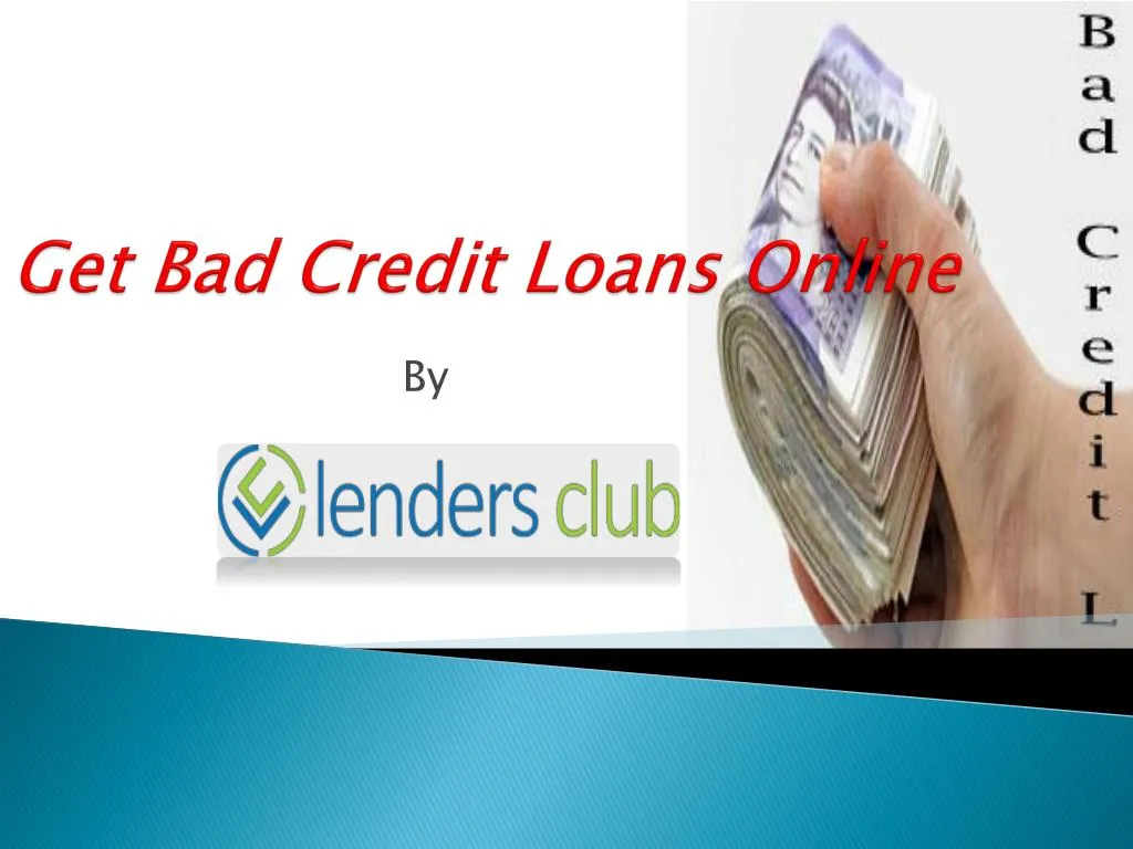 get bad credit loans online