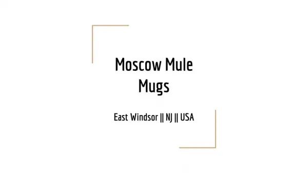 Provide High Quality Of Moscow Mule Mugs