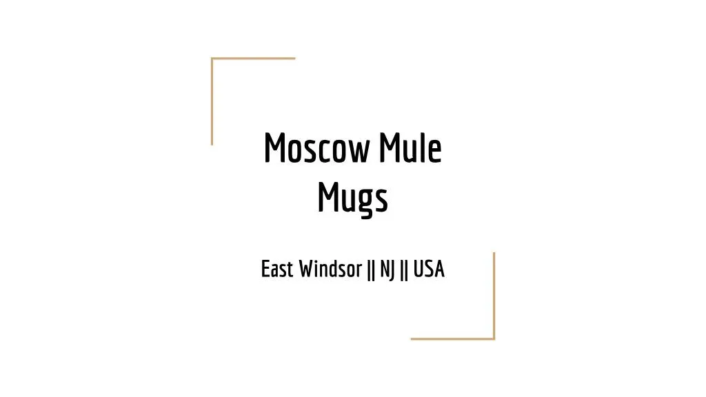 moscow mule mugs
