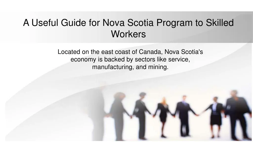 a useful guide for nova scotia program to skilled workers