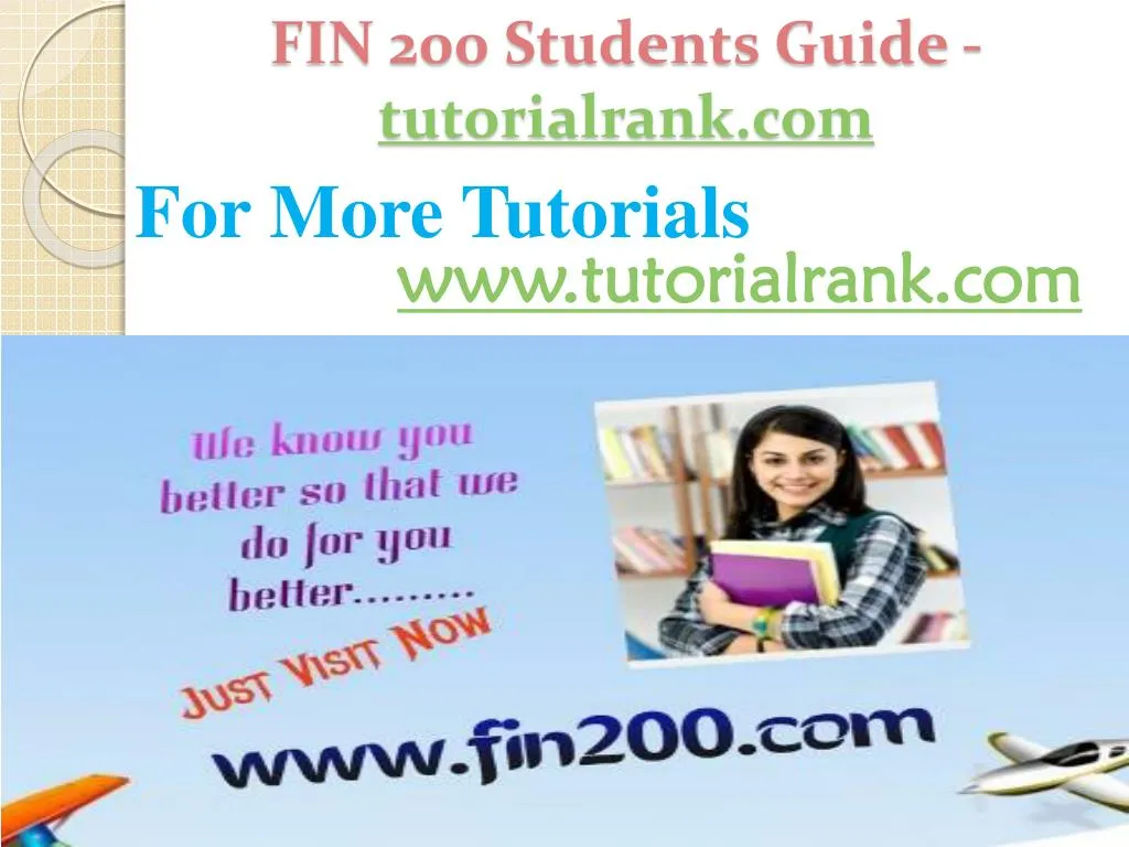 fin 200 students guide tutorialrank com