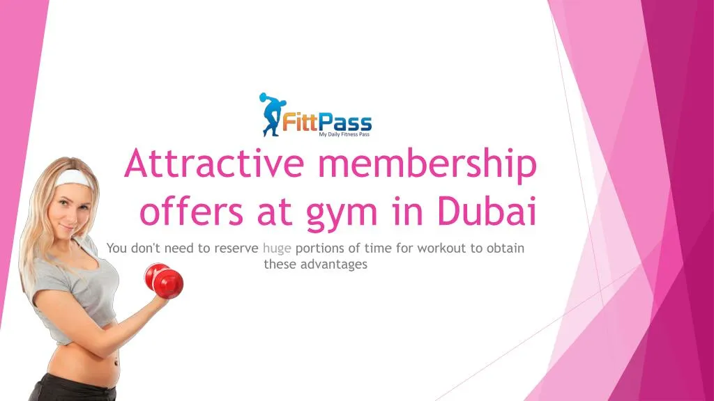 attractive membership offers at gym in dubai