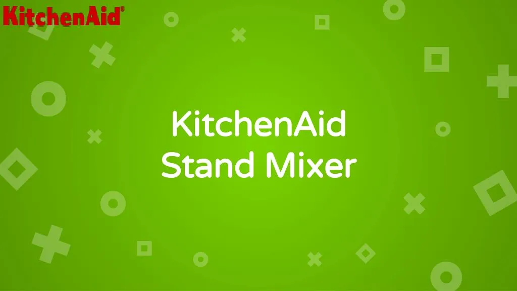 kitchenaid stand mixer