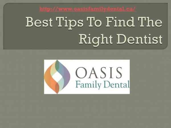 Best Tips To Find The Right Dentist