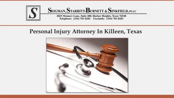 Personal Injury Attorney In Killeen, Texas
