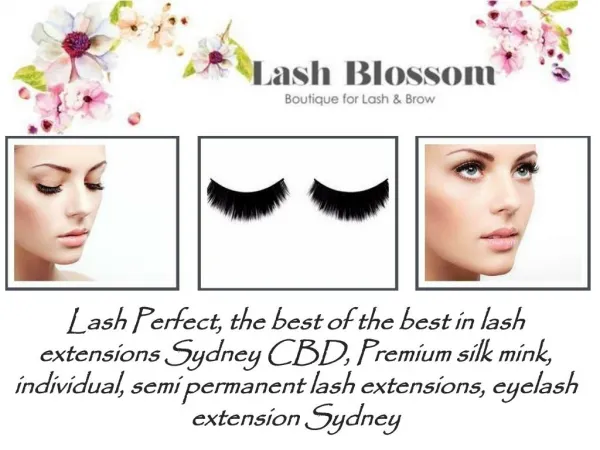 Eyelash Extensions in Sydney by Lash Blossom