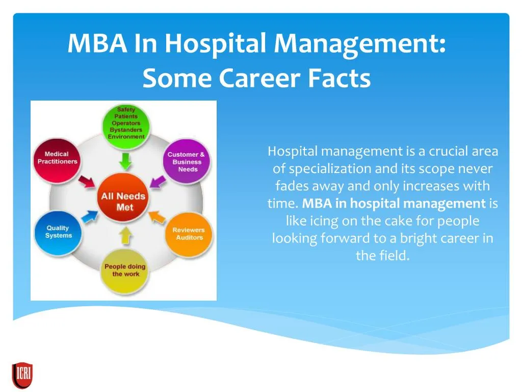 mba in hospital management some career facts