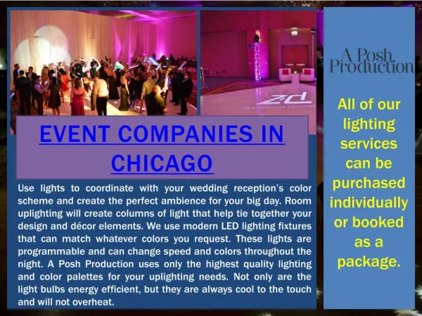 Event Rentals Chicago