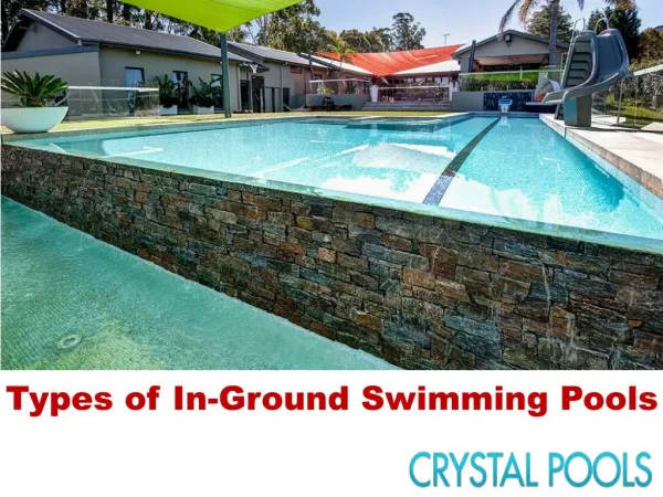 Types of In-Ground Swimming Pools