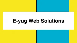 web services offered by eyug