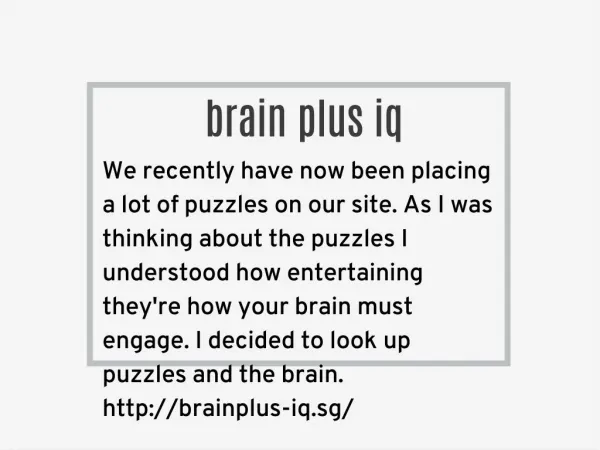 brain plus iq