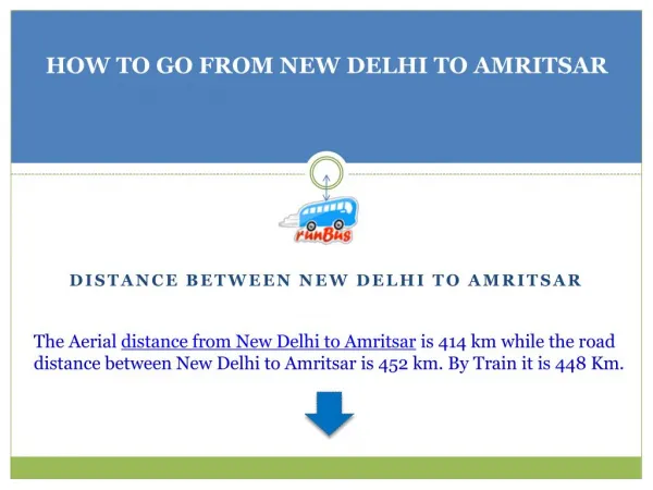How to go From New Delhi to Amritsar on your Budget ?