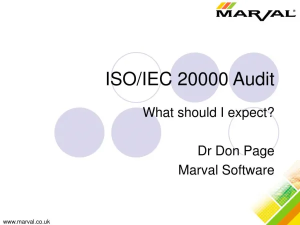 ISO/IEC Audit day Overview