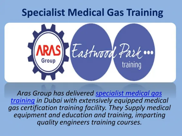 Specialist Medical Gas Training