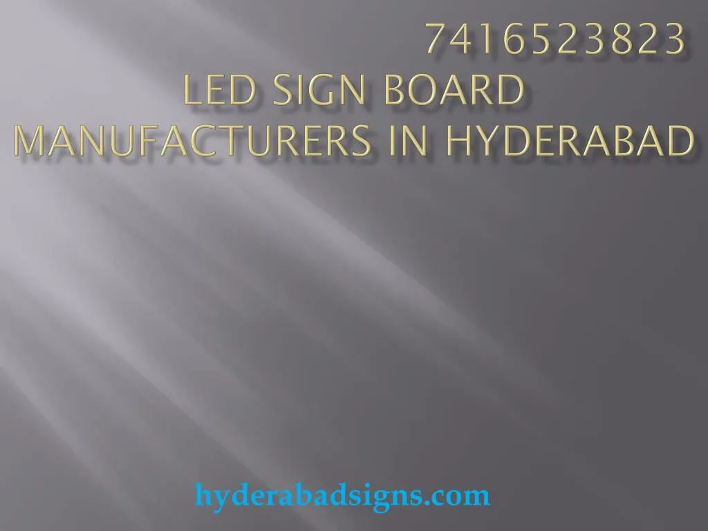 7416523823 led sign board manufacturers in hyderabad