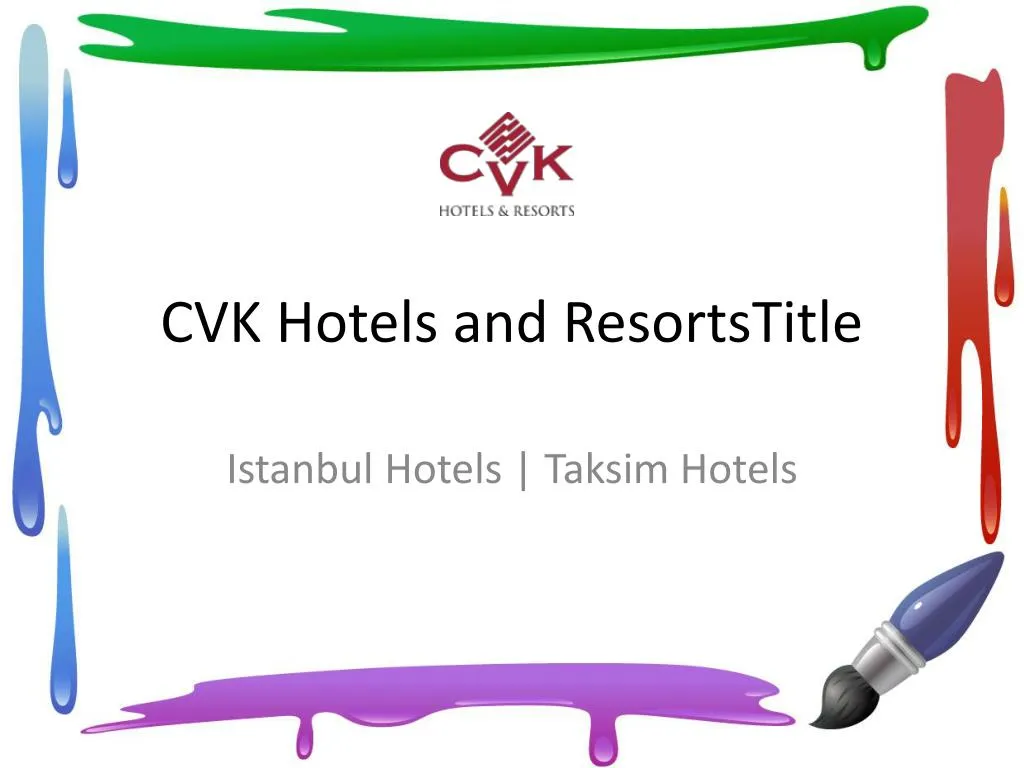 cvk hotels and resortstitle