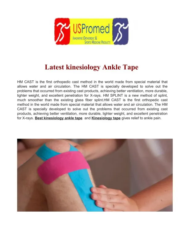 kinesiology ankle tape