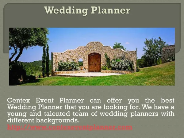 Wedding and Event Planning