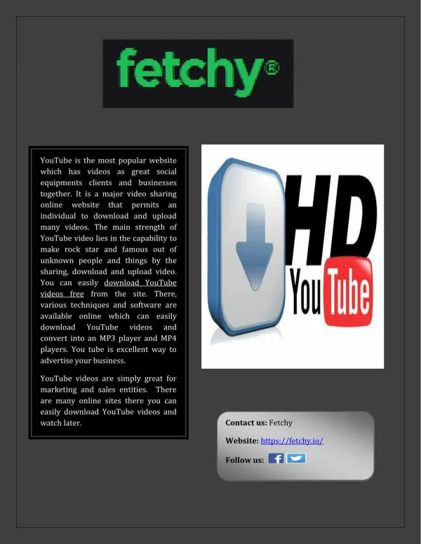 YouTube videos free online download