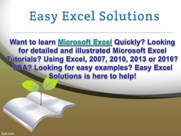 Learn The Excel Basics Online