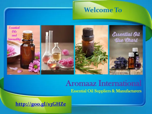 Products of Natural Essential oils at Aromaazinternational.com