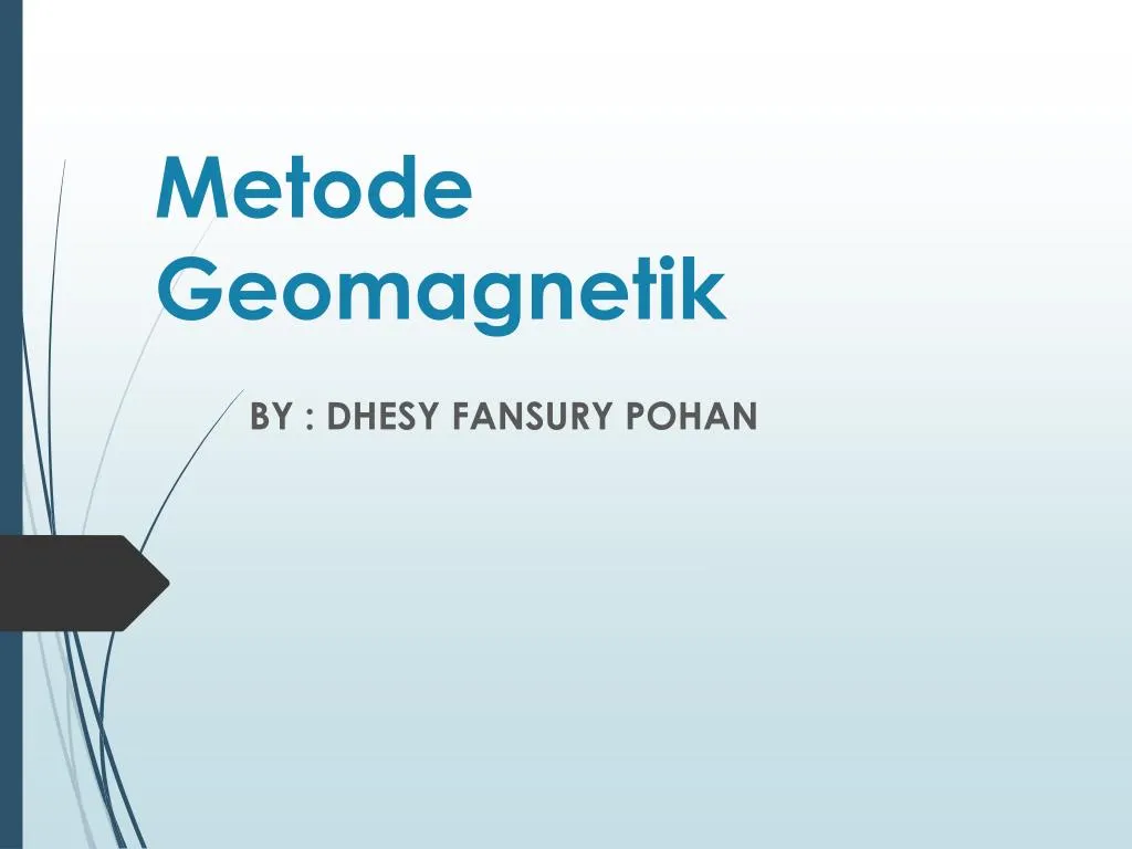 metode geomagnetik