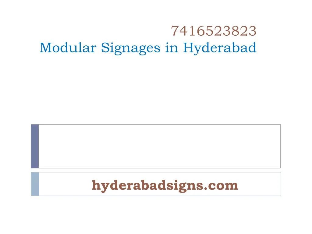 7416523823 modular signages in hyderabad