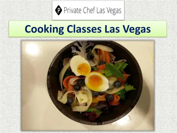 cooking classes Las Vegas