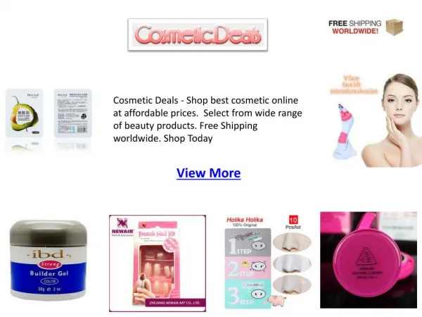 Cosmetic Deals | Cosmetic Deals Online | Makeup Deals: