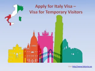 Italy Visa Process And Requirements - slide 1