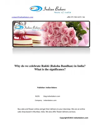 Why Do We Celebrate Rakhi or Raksha bandhan? - slide 1