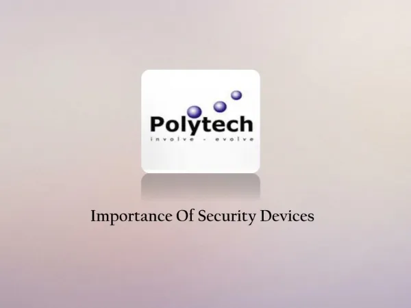 Security Device Manufacturers Singapore