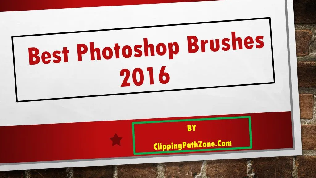 best photoshop brushes 2016