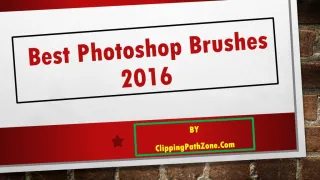 Best Photoshop Brushes 2016 - Introduce photoshop brushes - slide 1