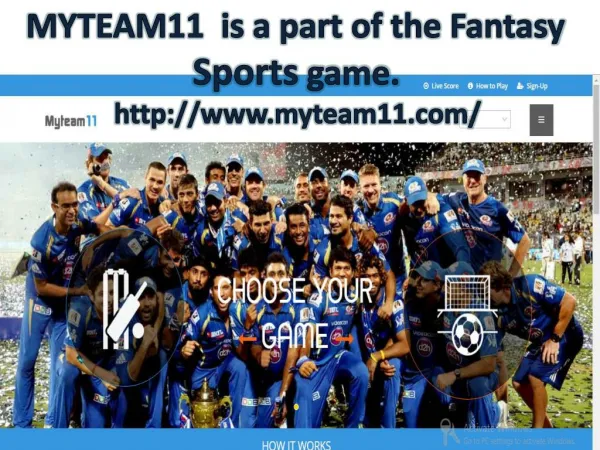 Fantasy Cricket | My Team 11 | Live Cricket Score