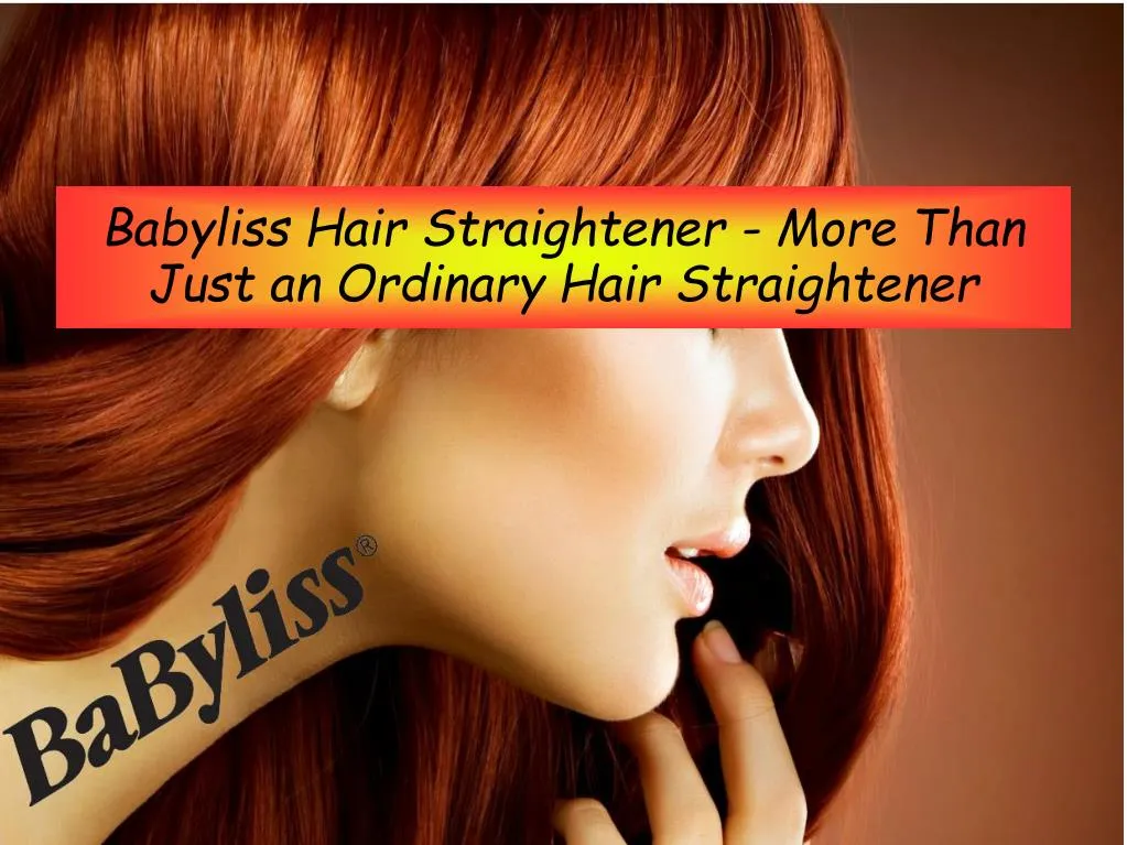 babyliss hair straightener more than just an ordinary hair straightener