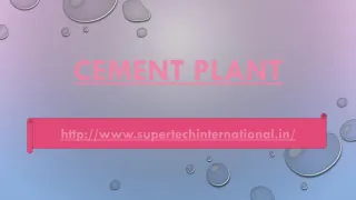 Cement Plants Machine manufacturers in india - slide 1