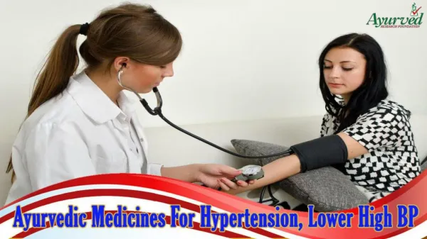 Ayurvedic Medicines For Hypertension, Lower High BP