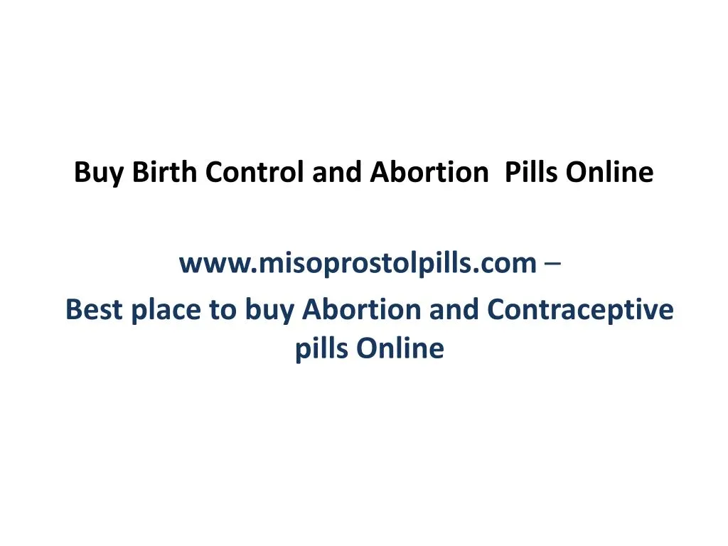 buy birth control and abortion pills online
