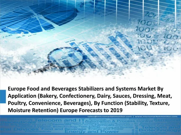 Europe Food and Beverages Stabilizers and Systems Market Research Report