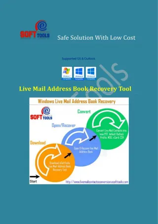 Windows live mail contacts conversion tool - slide 1
