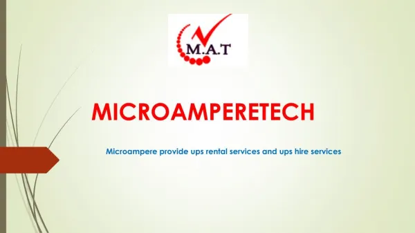 Microampere Technologies