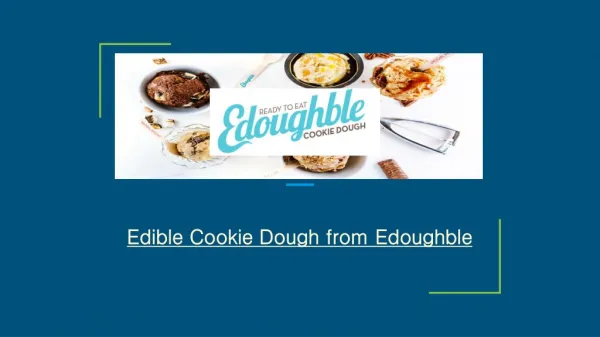 Edible Cookie Dough from Edoughble