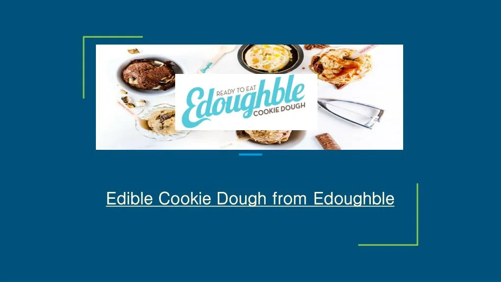 edible cookie dough from edoughble