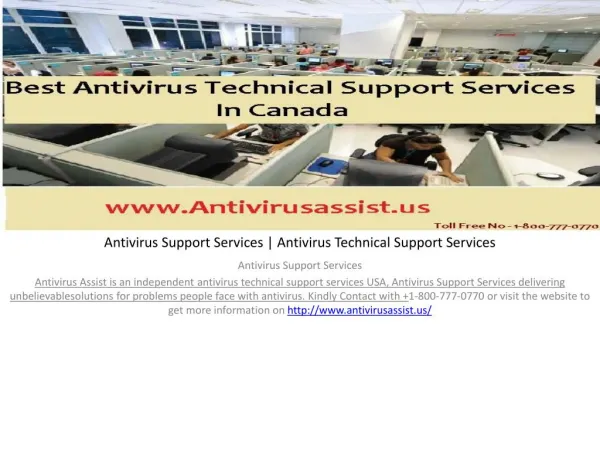 Antivirus Support Services | Antivirus Technical Support Services