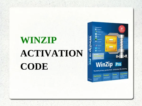 winzip activation code