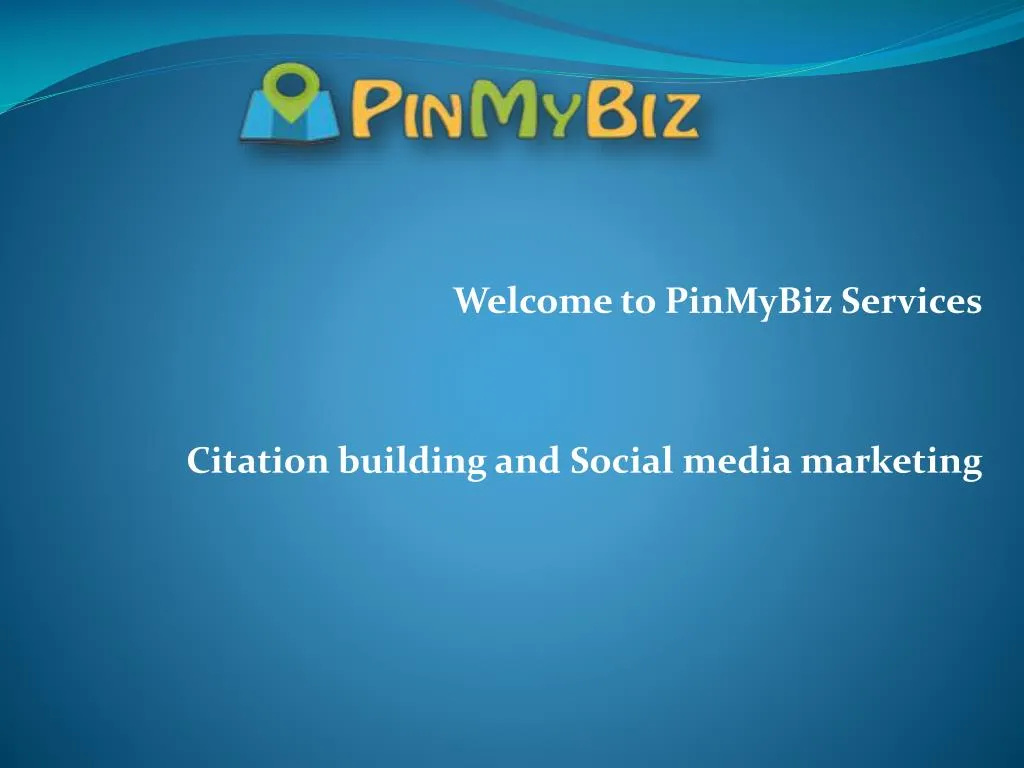 welcome to pinmybiz services c itation building and social media marketing