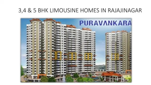 Limousine Homes - Apartments in Rajajinagar