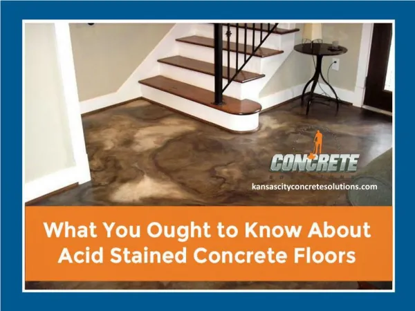 Different Color Options and Patterns for Acid Stained Floors
