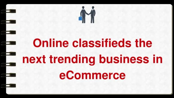 Online classifieds the next trending business in eCommerce